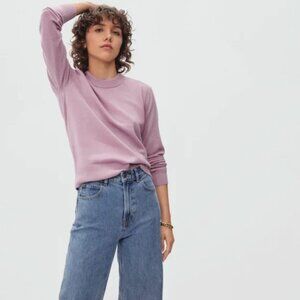 Everlane Cashmere Crewneck Sweater in Lilac Size Small